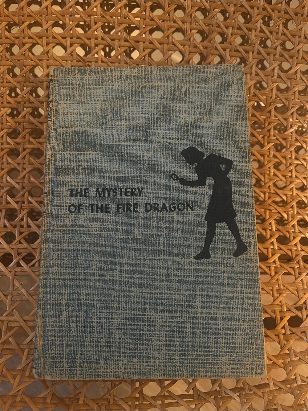Vintage Mystery Novel "The Mystery of the Fire Dragon" - Blue Cloth Cover